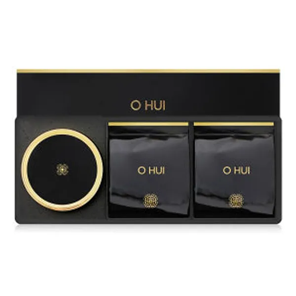 Set Phấn Nước Chống Nắng Che Phủ Và Dưỡng Trắng Da Ohui Ultimate Cover Mesh Cushion SPF50 PA+++ Tone 1