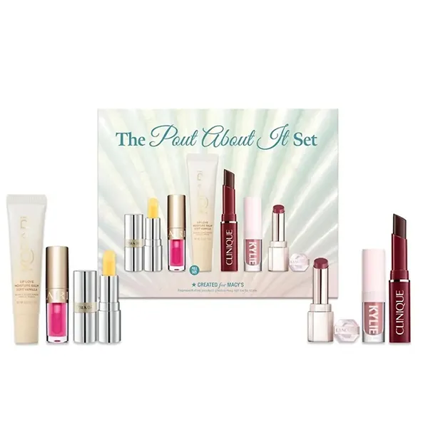 Set Son Dưỡng Clarins The Pout About It Makeup Set 6 Món