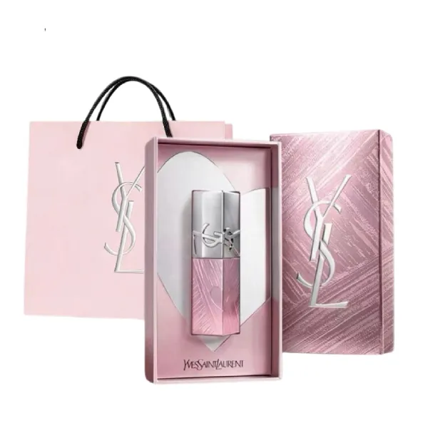 Set Son Yves Saint Laurent YSL The Inks Vinyl Cream Limited 445 Ring Me Pink Kèm Túi + Hộp
