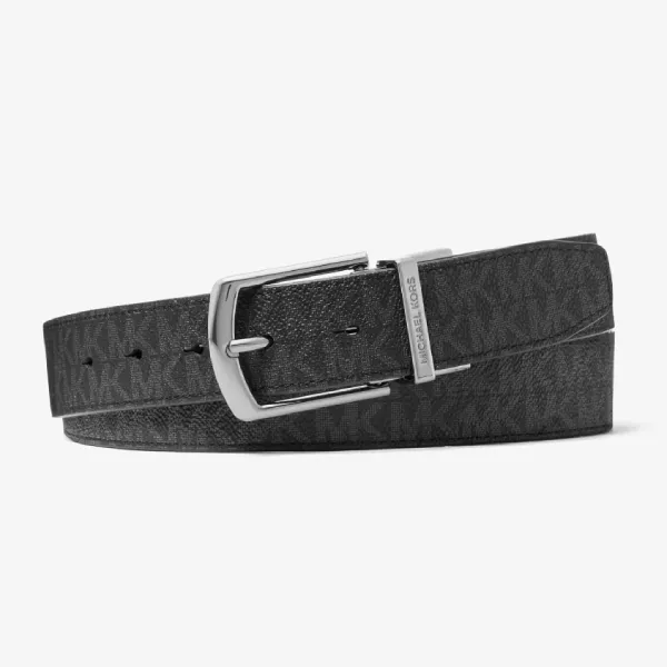 Set Thắt Lưng Nam Michael Kors MK 4-in-1 Signature Logo Belt Box Set 39S4LBLY4B Màu Đen