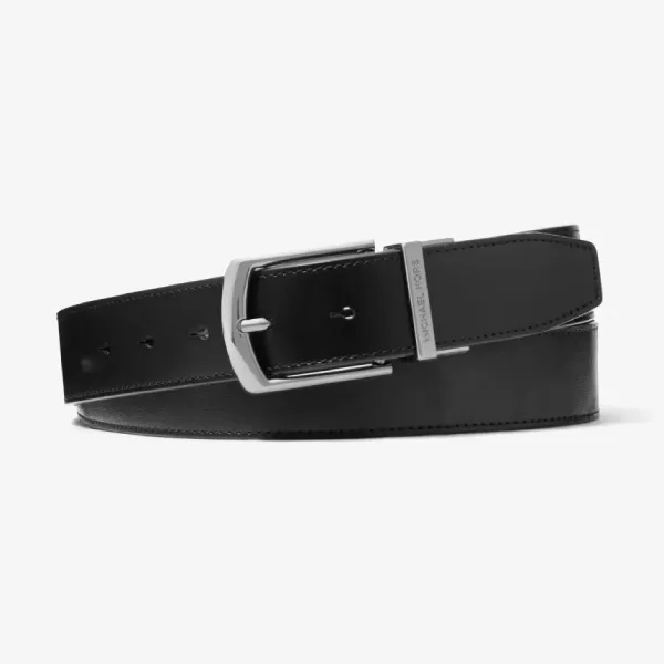 Set Thắt Lưng Nam Michael Kors MK 4-in-1 Signature Logo Belt Box Set 39S4LBLY4B Màu Đen