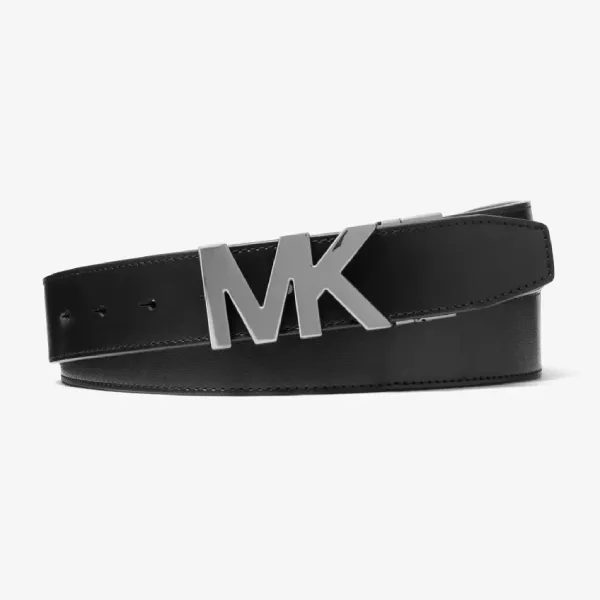 Set Thắt Lưng Nam Michael Kors MK 4-in-1 Signature Logo Belt Box Set 39S4LBLY4B Màu Đen
