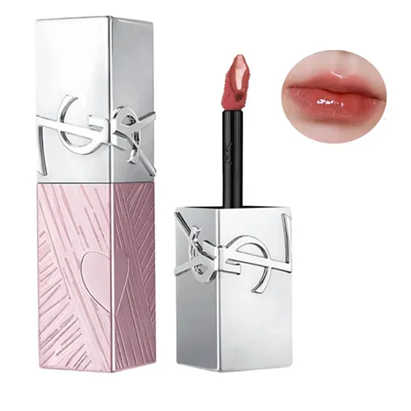 Son Bóng Yves Saint Laurent YSL The Inks Vinyl Cream Limited 610 Nude Champion Màu Cam Đất Nude