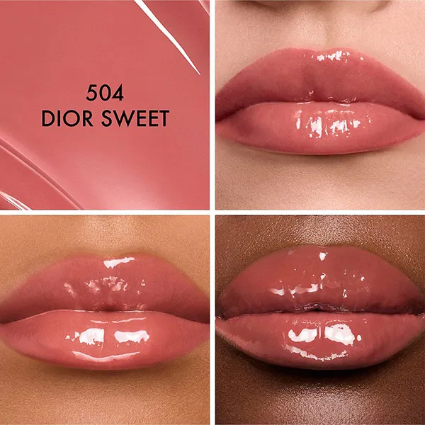 Son Dưỡng Bóng Dior Addict Glass Lipstick 504 Dior Sweet Màu Hồng Nude