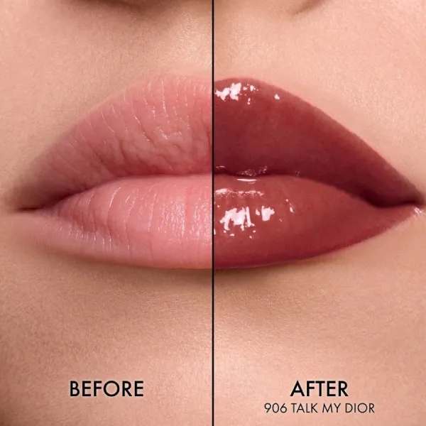 Son Dưỡng Môi Dior Addict Glass Lipstick 906 Talk My Dior Màu Đỏ Nâu