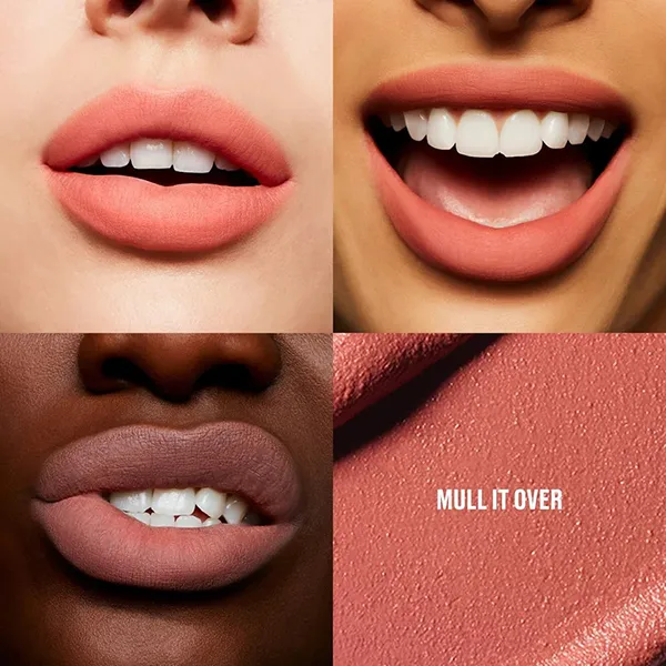 Son Kem Đa Năng MAC Powder Kiss Lip & Cheek Mousse 989 Mull It Over Màu Hồng Cam Đất 5ml