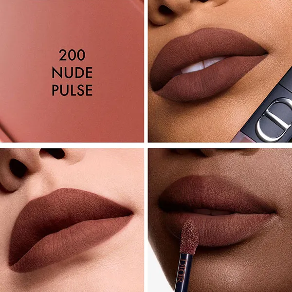 Son Kem Dior Rouge Dior On Stage Ink 200 Nude Pulse Màu Nude Ấm