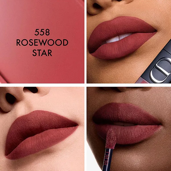 Son Kem Dior Rouge Dior On Stage Ink 558 Rosewood Star Màu Hồng Gỗ