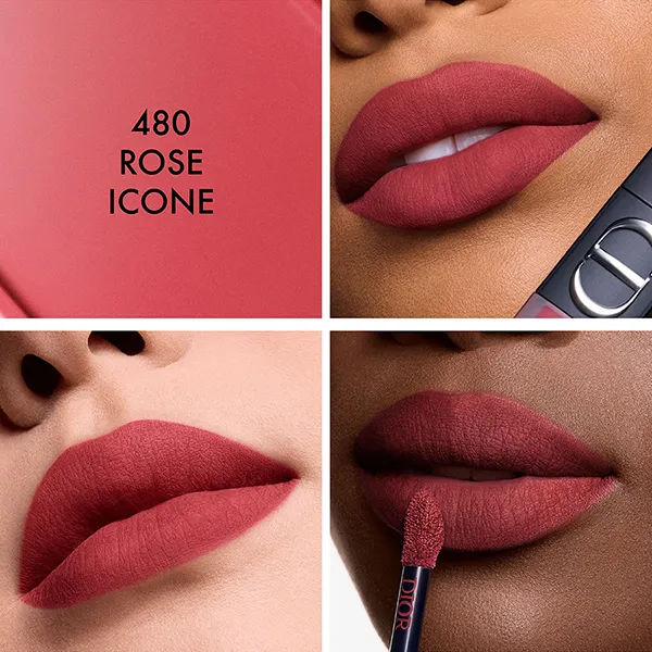 Son Kem Lì Dior Rouge Dior On Stage Ink 480 Rose Icone Màu Hồng Tươi