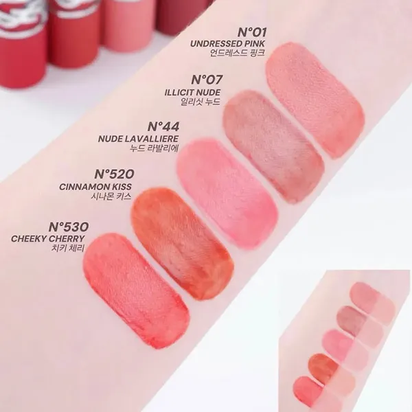 Son Kem Yves Saint Laurent Lovenude 01 Undressed Pink Màu Hồng Mauve