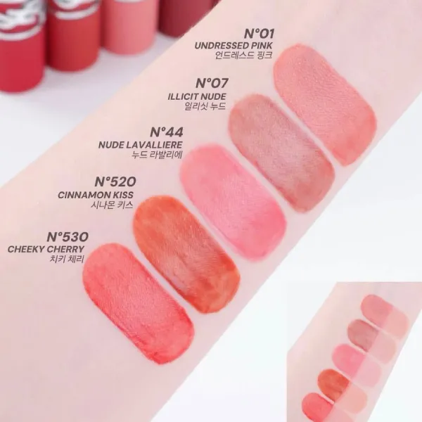 Son Kem Yves Saint Laurent YSL Lovenude 01 Undressed Pink Màu Hồng Mauve