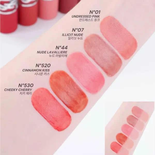 Son Kem Yves Saint Laurent YSL Lovenude 520 Cinnamon Kiss Màu Đỏ Cam