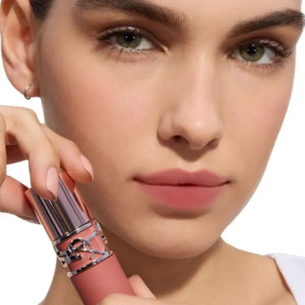 Son Kem Yves Saint Laurent YSL Lovenude Lip Stain 01 Undressed Pink Lipstick Màu Hồng Mauve
