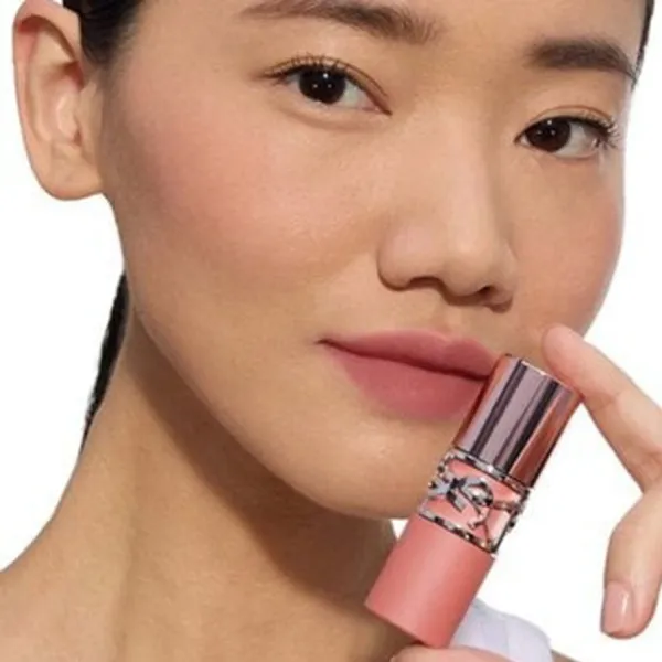 Son Kem Yves Saint Laurent YSL Lovenude Lip Stain 44 Nude Lavallière Lipstick Màu Hồng Nude