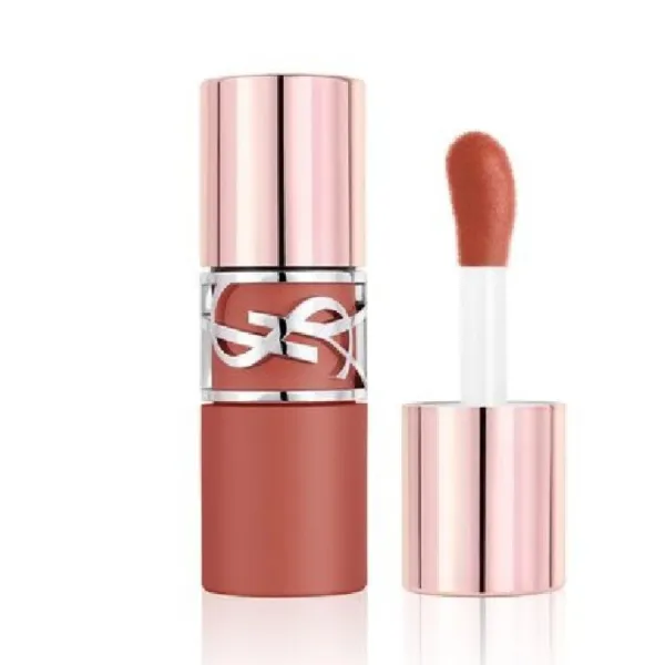 Son Kem Yves Saint Laurent YSL Lovenude Lipstick Stain 520 Cinnamon Kiss Màu Đỏ Cam