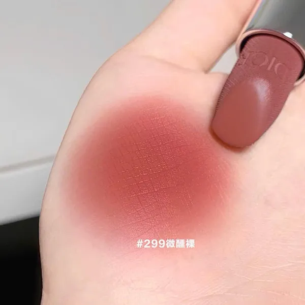 Son Lì Dior Rouge Dior Couture Velvet Finish 299 Amou Màu Hồng Nâu Đất 3.5g