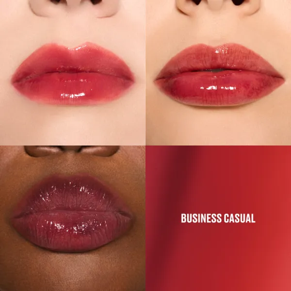 Son MAC Lustreglass StainGlass Lip Tint 5 Business Casual Màu Đỏ Nude Ấm