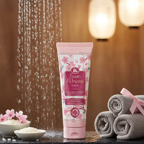 Sữa Tắm Hương Nước Hoa Tesori D'Oriente Ikigai Aromatic Bath Cream 250ml