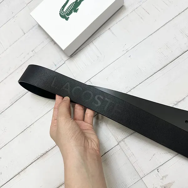 Thắt Lưng Da Nam Lacoste RC3015 000 Màu Đen Size 90