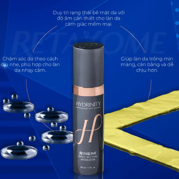 Tinh Chất Hỗ Trợ Trẻ Hóa Da, Cải Thiện Nếp Nhăn Hydrinity Retaxome Daily Retinal Hydrator 30ml