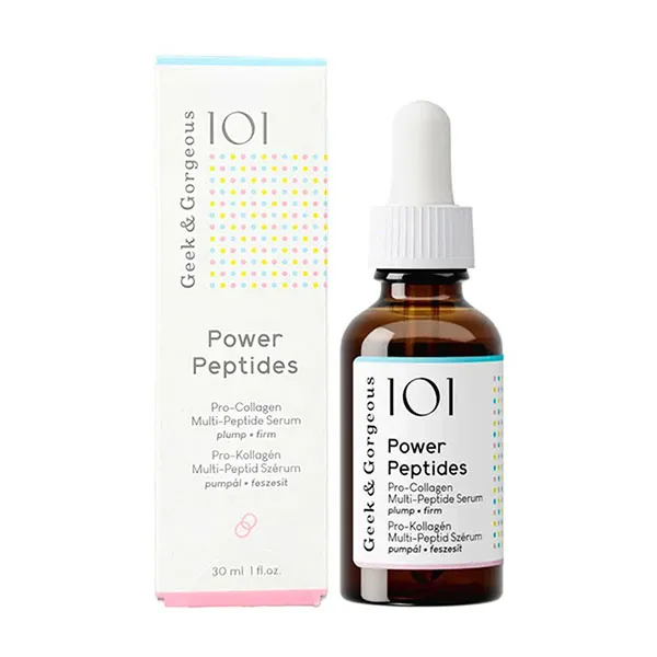 Tinh Chất Phục Hồi Da, Giảm Nếp Nhăn Geek & Gorgeous Power Peptides, 30ml