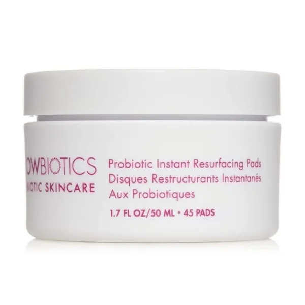 Toner Pad Thanh Tẩy Da Glowbiotics Probiotic Instant Resurfacing Pads 50ml (45 Miếng)