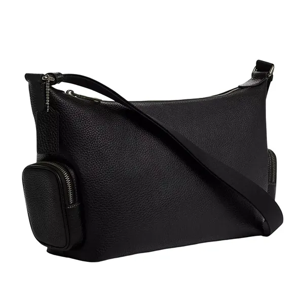 Túi Đeo Chéo Nam Coach Finn Crossbody Bag With Pockets CCG15 Màu Đen