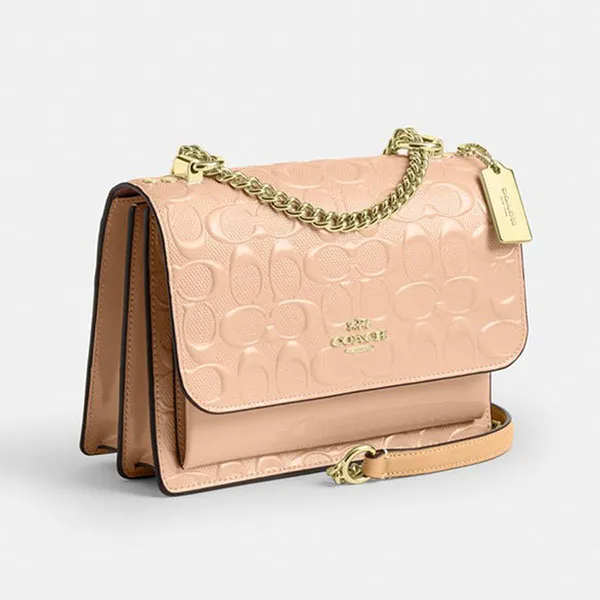 Túi Đeo Chéo Nữ Coach Klare Crossbody Bag In Signature Leather CDA97 Màu Hồng Cam Đào
