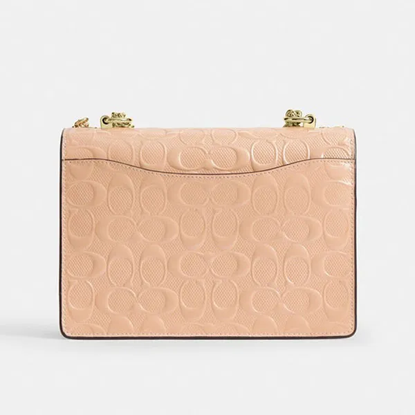 Túi Đeo Chéo Nữ Coach Klare Crossbody Bag In Signature Leather CDA97 Màu Hồng Cam Đào