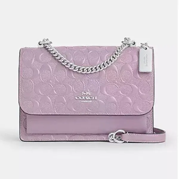 Túi Đeo Chéo Nữ Coach Klare Crossbody Bag In Signature Leather CDA97 Màu Tím Nhạt