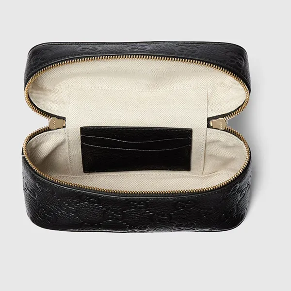 Túi Đeo Chéo Nữ Gucci GG Emblem Small Bag 815949 AAEEM 1000 Màu Đen