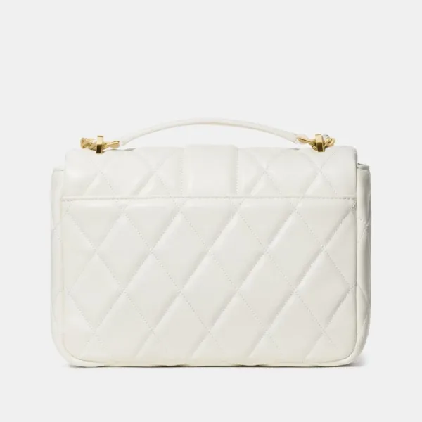 Túi Đeo Chéo Nữ Kate Spade Carey Quilted Small Flap Crossbody KM708 Màu Trắng