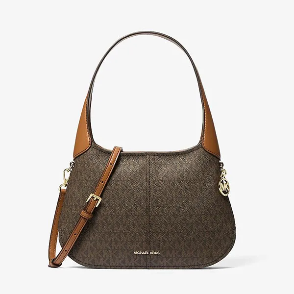 Túi Đeo Chéo Nữ Michael Kors MK 30R6G0XL1B Small Alice Shoulder Bag With Distinctive Logo Brown/ Acorn Màu Nâu Đen