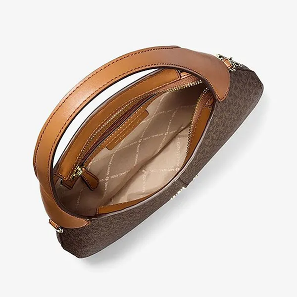 Túi Đeo Chéo Nữ Michael Kors MK 30R6G0XL1B Small Alice Shoulder Bag With Distinctive Logo Brown/ Acorn Màu Nâu Đen
