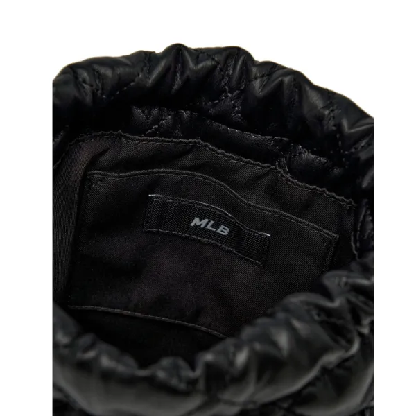 Túi Đeo Chéo Nữ MLB Basic Quilted PU Mini Bucket Crossbody Bag New York Yankees 3ACRBQ16N-50BKS Màu Đen