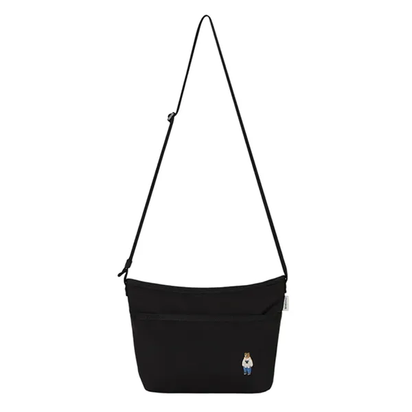Túi Đeo Chéo WHOAU Steve Nylon Sacoche Bag WHBGG2511A-19-Black Màu Đen