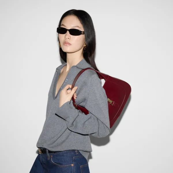 Túi Đeo Vai Nữ Gucci Jackie 1961 Small 'Red' 810232-AAD5V-6449 Màu Đỏ Đô