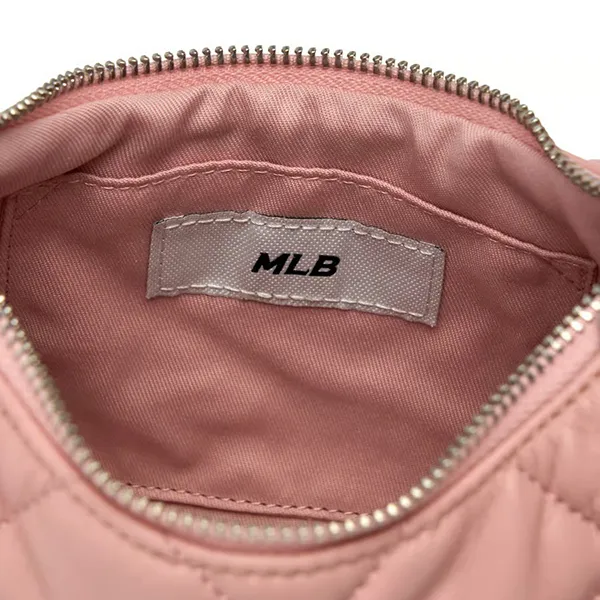 Túi Đeo Vai Nữ MLB Basic Quilted PU Hobo Bag LA Dodgers 3ABQBQ16N-07PKL Màu Hồng