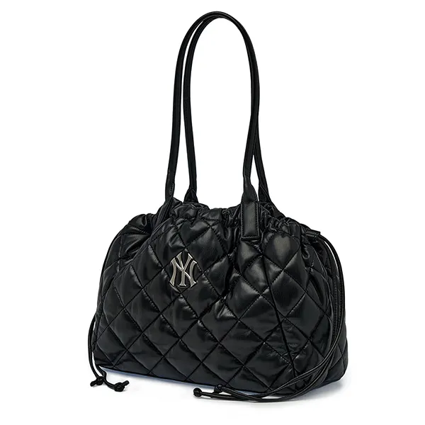 Túi Đeo Vai Nữ MLB Basic Quilted PU Tote Bag Boston Red Sox 3AORBQ16N-50BKS Màu Đen