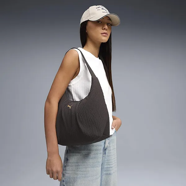 Túi Đeo Vai Nữ Puma UP Slouchy Hobo Bag 9218001 Màu Đen