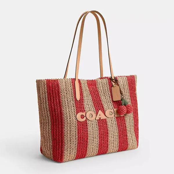 Túi Tote Nữ Coach Large City Bag Red/ Tan CER29-IMZ1Y Màu Đỏ Kem
