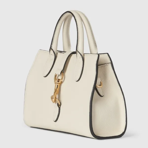 Túi Tote Nữ Gucci Small Tote Bag With Hook Closure 'Irovy' 795349-AZB0G-9540 Màu Trắng
