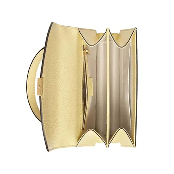 Túi Xách Nữ Gucci Ophidia Jumbo GG Top Handle Bag 651055 UKMBG 8480 Màu Be Vàng