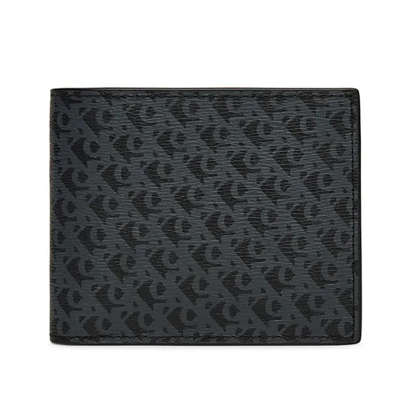 Ví Nam Calvin Klein CK Wallet LV04G1066G_UB1 Màu Đen Họa Tiết