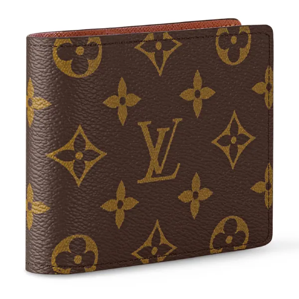 Ví Nam Louis Vuitton LV Multiple Wallet M60895 Màu Nâu