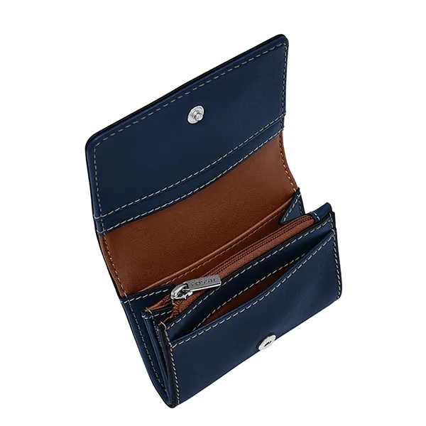 Ví Nữ Fossil Logan Fossil Lennox Small Flap Wallet SL10065545 Màu Xanh Lam