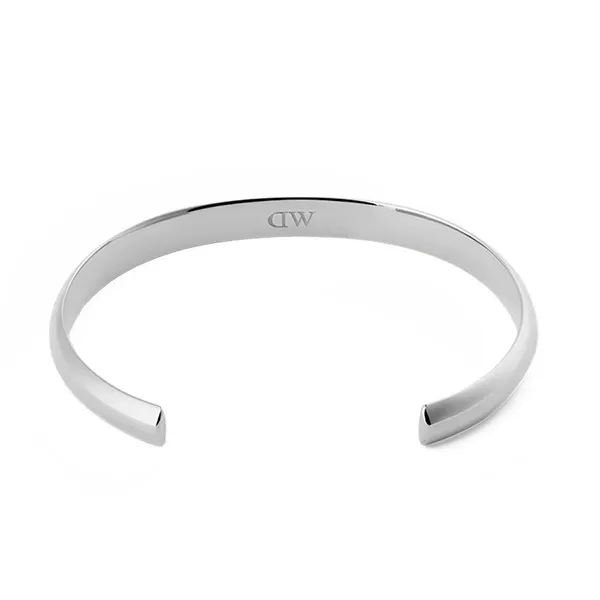 Vòng Đeo Tay Daniel Wellington Arch Cuff Silver 4mm DW00401942 Màu Bạc Size S
