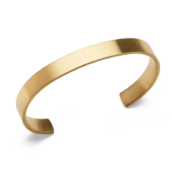 Vòng Đeo Tay Daniel Wellington Line Cuff Brushed DW00401764 Màu Vàng Gold Size S