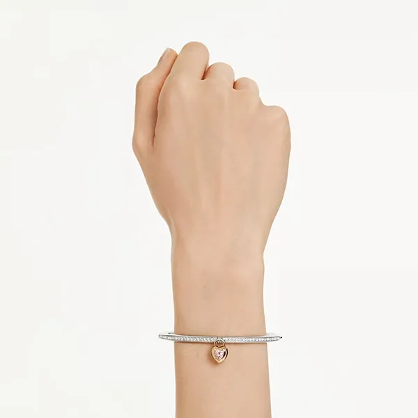Vòng Đeo Tay Nữ Swarovski Idyllia Bangle 5737267 Màu Bạc/Vàng