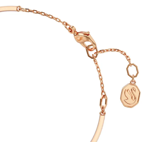 Vòng Đeo Tay Nữ Swarovski Hyperbola Bangle Infinity, White, 18k Rose Gold Finish 5679443 Màu Vàng Hồng
